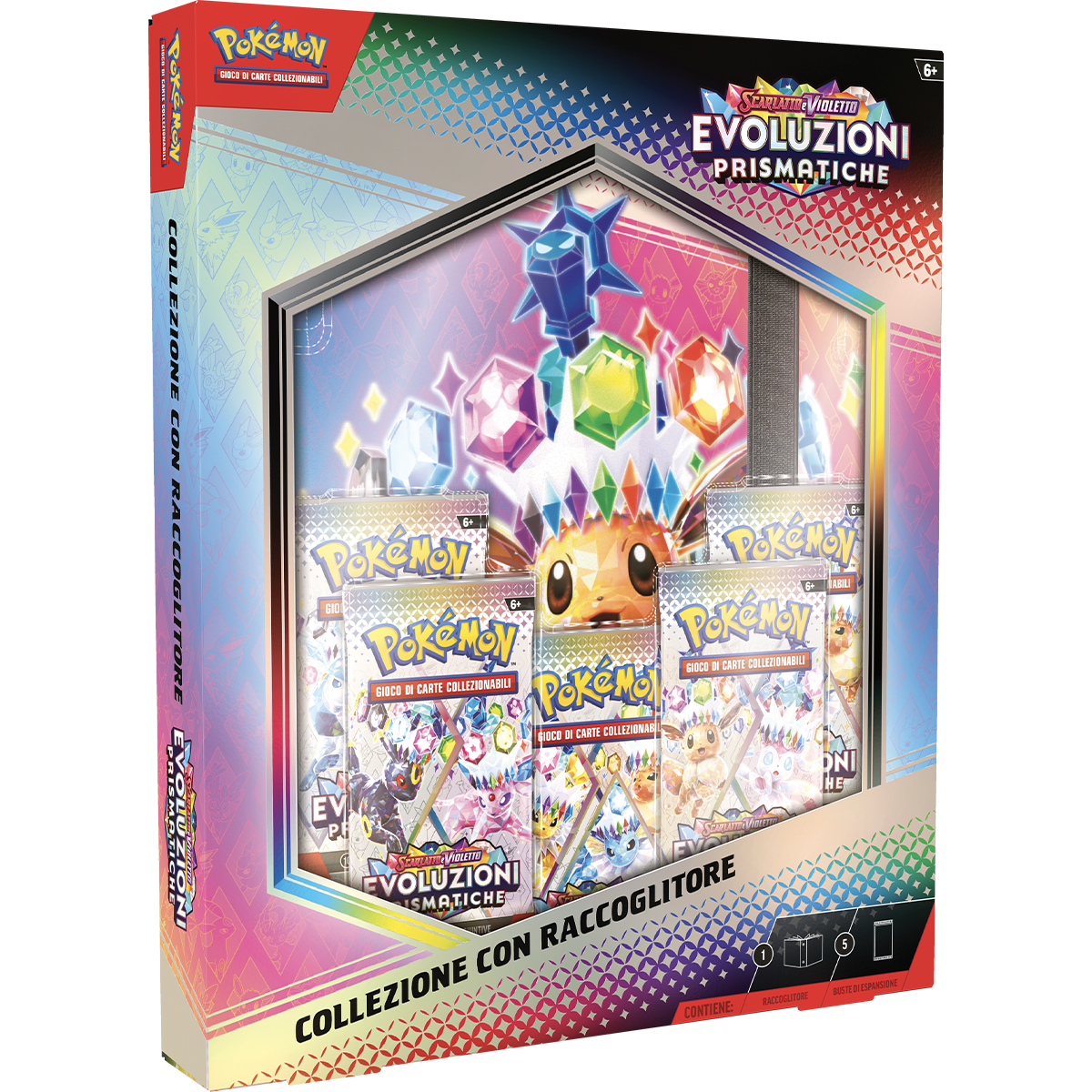COLLEZIONE EVOLUZIONI PRISMATICHE CON RACCOGLITORE (ITA)