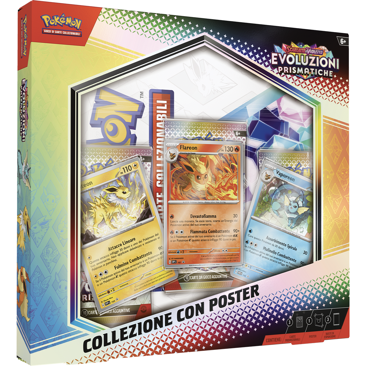 COLLEZIONE EVOLUZIONI PRISMATICHE CON POSTER (ITA)
