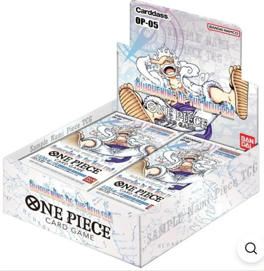 ONE PIECE CARD GAME OP-05 BOX DA 24 BUSTE AWEKING OF THE NEW ERA (ENG)