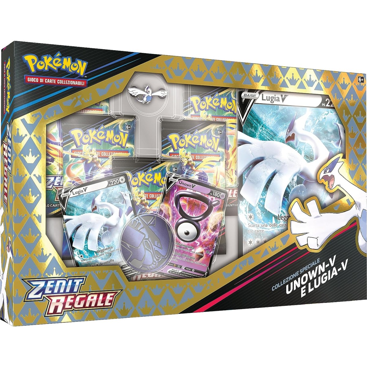 COLLEZIONE SPECIALE ZENIT REGALE UNOWN-V E LUGIA-V (ITA)