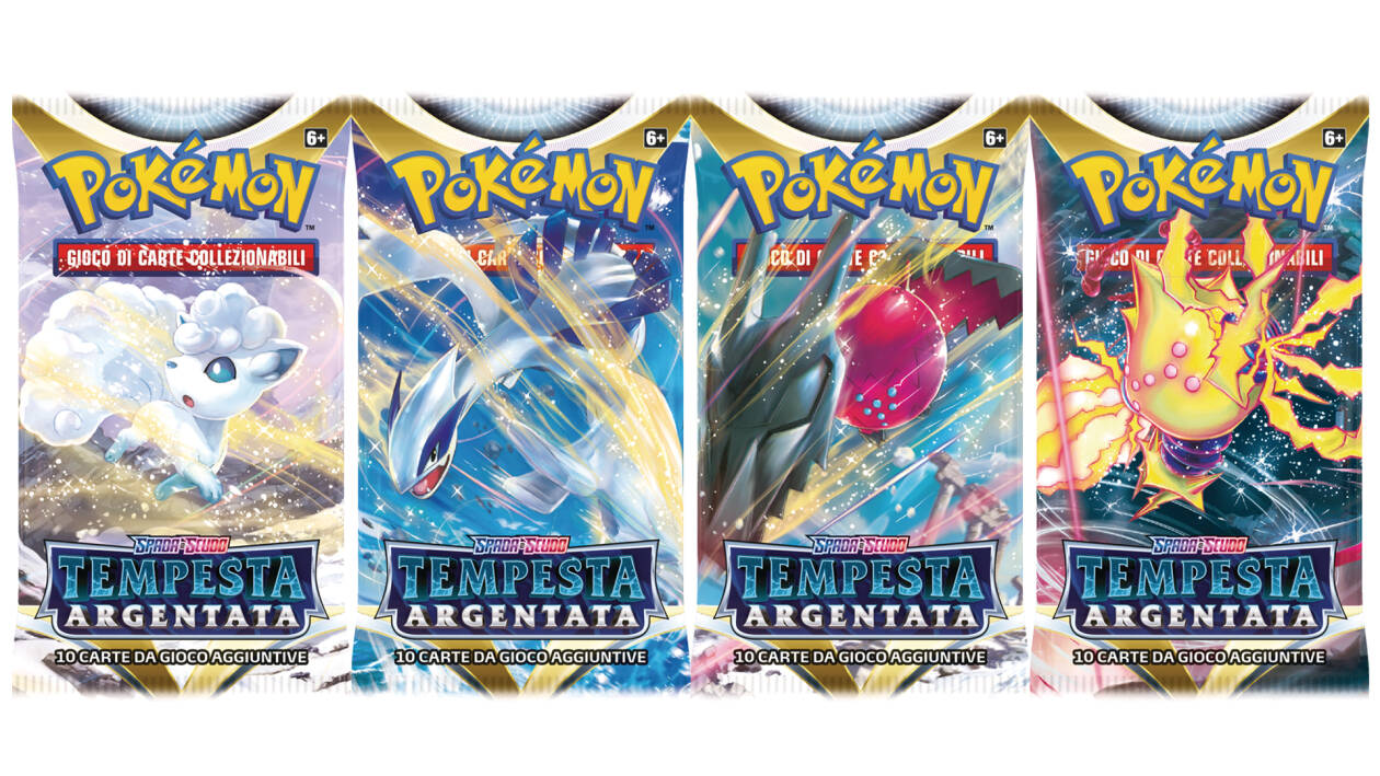 SPADA E SCUDO TEMPESTA ARGENTATA 4 BUSTE SET ARTWORK (ITA)